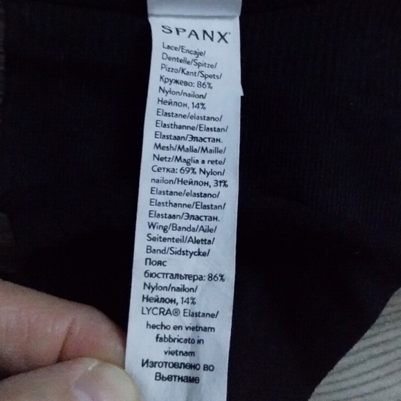 Spanx Bra-llelujah Illusion Lace Full Coverage Bra Black Size 34DD - Picture 5 of 6